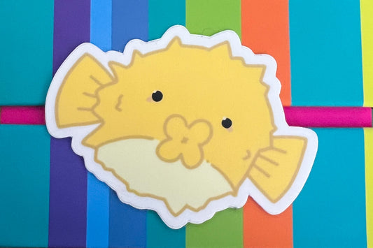 Pooferfish Sticker