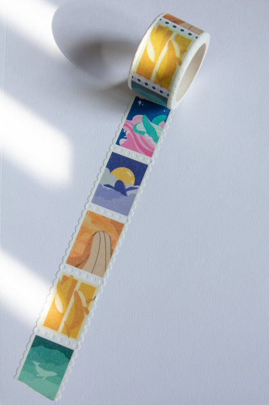 Whales - Stamp Washi Tape