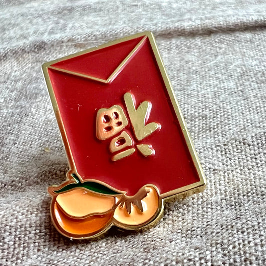 CNY Red Pocket Enamel Pin
